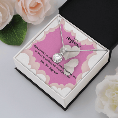 To My Girlfriend Valentines Gift Sweetest Valentine Eternal Union Necklace - Eternal Hope