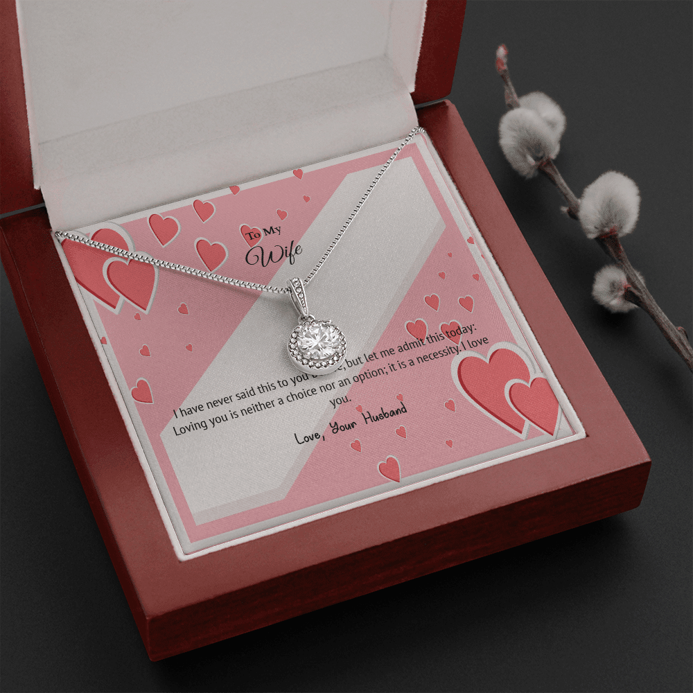 Wife Valentines Gift Love is Necessity Eternal Union Necklace - Eternal Hope