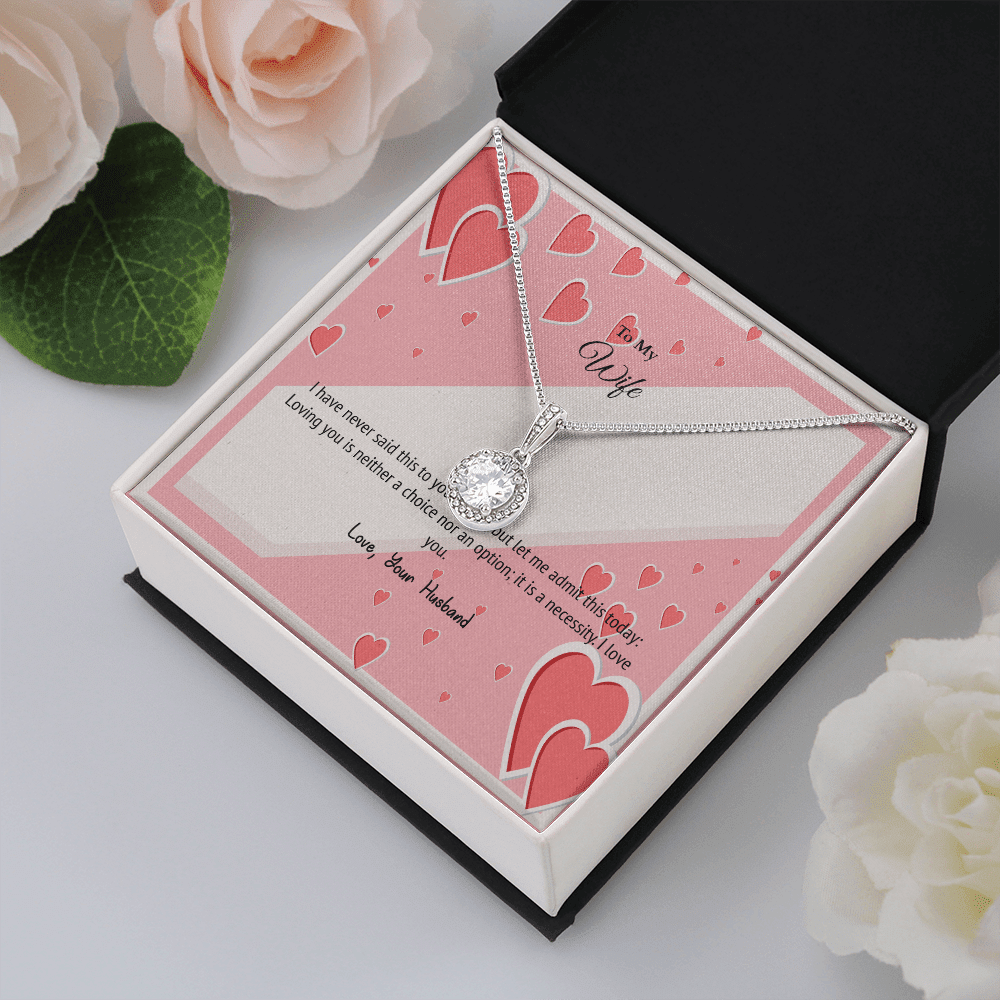 Wife Valentines Gift Love is Necessity Eternal Union Necklace - Eternal Hope