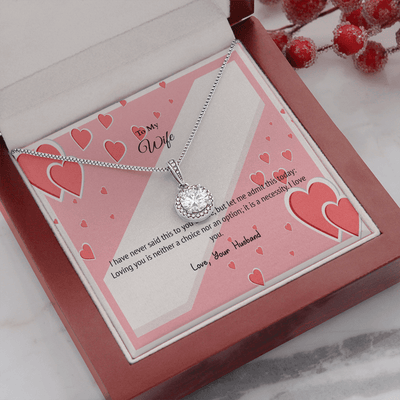 Wife Valentines Gift Love is Necessity Eternal Union Necklace - Eternal Hope