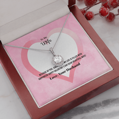 Wife Valentines Gift Each Day of My Life Eternal Union Necklace - Eternal Hope