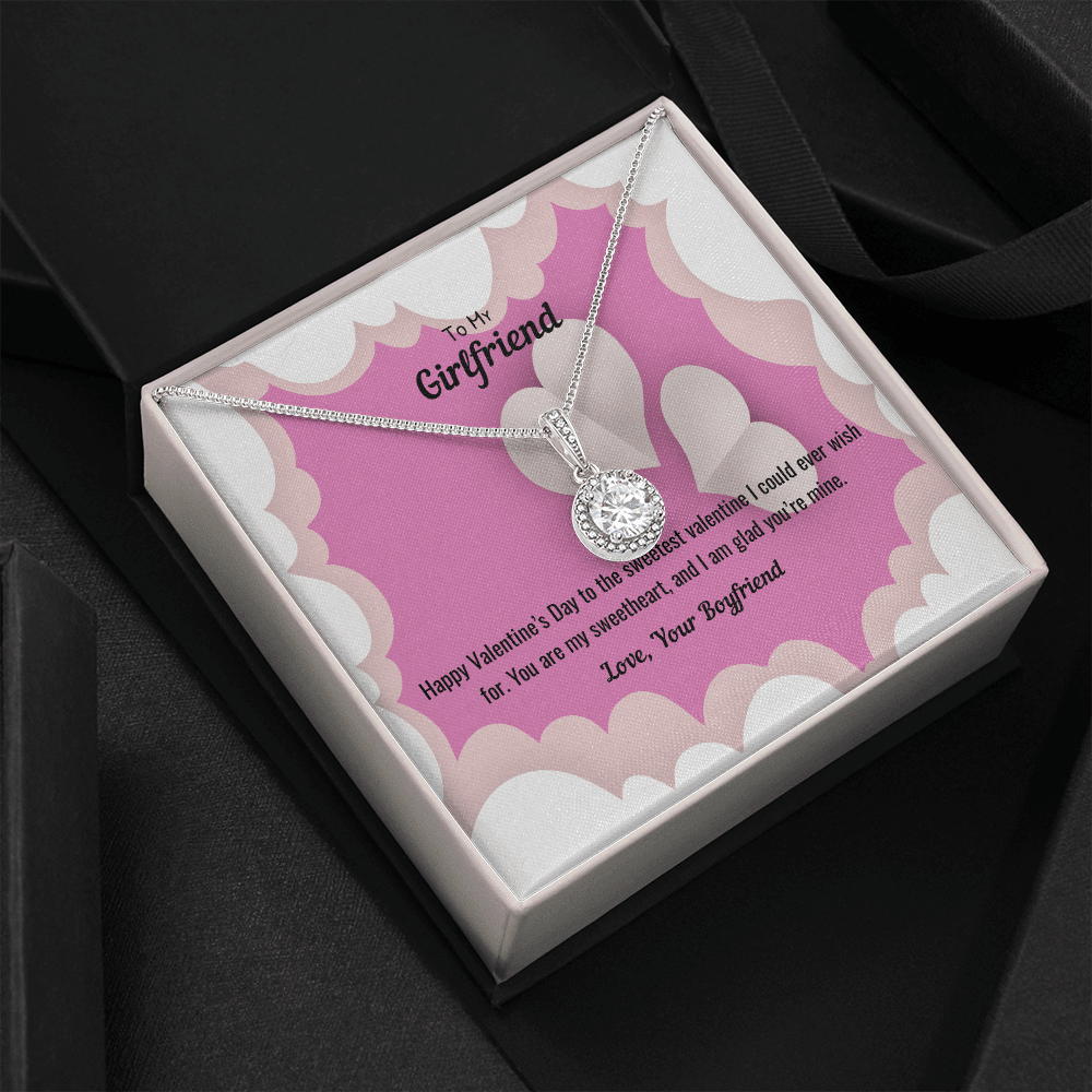 To My Girlfriend Valentines Gift Sweetest Valentine Eternal Union Necklace - Eternal Hope