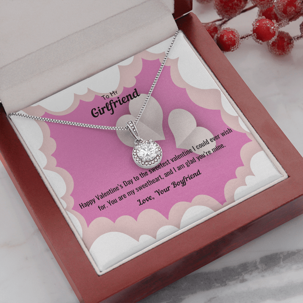 To My Girlfriend Valentines Gift Sweetest Valentine Eternal Union Necklace - Eternal Hope