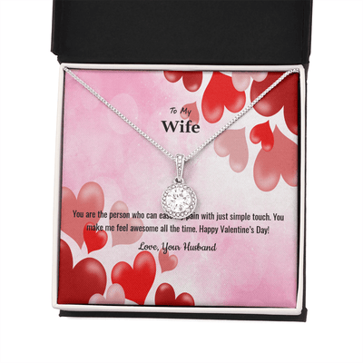 Wife Valentines Gift You Make Me Feel Awesome Eternal Union Necklace - Eternal Hope