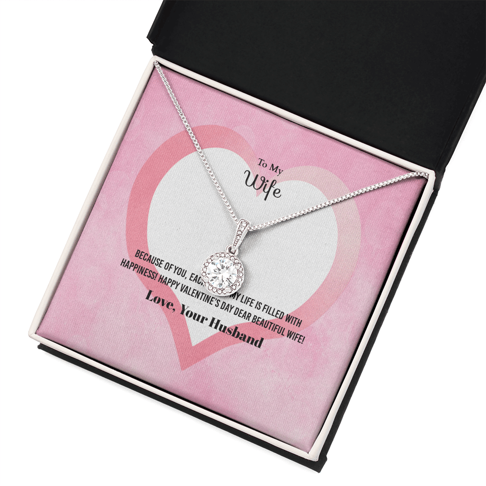Wife Valentines Gift Each Day of My Life Eternal Union Necklace - Eternal Hope