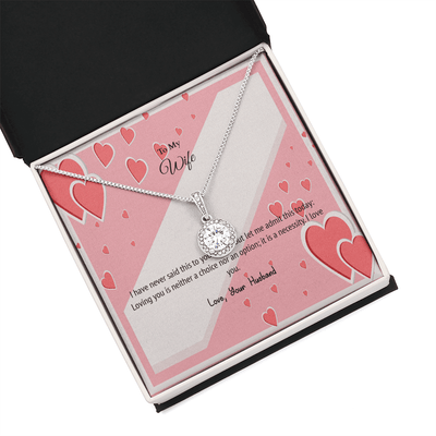 Wife Valentines Gift Love is Necessity Eternal Union Necklace - Eternal Hope