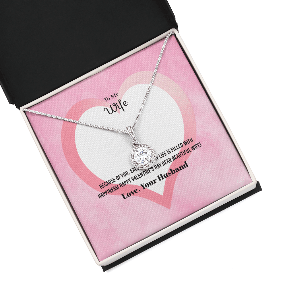 Wife Valentines Gift Each Day of My Life Eternal Union Necklace - Eternal Hope