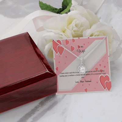 Wife Valentines Gift Love is Necessity Eternal Union Necklace - Eternal Hope