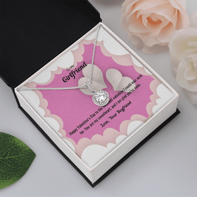 To My Girlfriend Valentines Gift Sweetest Valentine Eternal Union Necklace - Eternal Hope