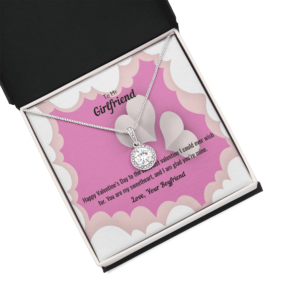 To My Girlfriend Valentines Gift Sweetest Valentine Eternal Union Necklace - Eternal Hope