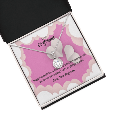 To My Girlfriend Valentines Gift Sweetest Valentine Eternal Union Necklace - Eternal Hope