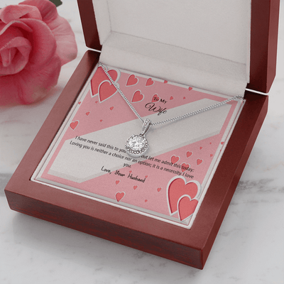 Wife Valentines Gift Love is Necessity Eternal Union Necklace - Eternal Hope