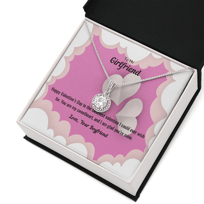 To My Girlfriend Valentines Gift Sweetest Valentine Eternal Union Necklace - Eternal Hope