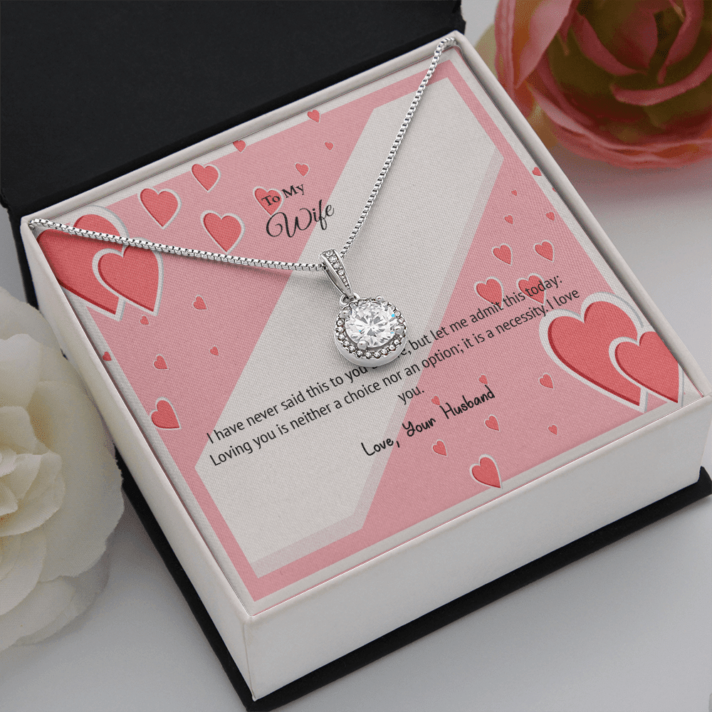 Wife Valentines Gift Love is Necessity Eternal Union Necklace - Eternal Hope