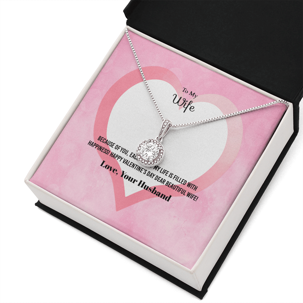 Wife Valentines Gift Each Day of My Life Eternal Union Necklace - Eternal Hope