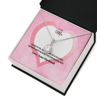 Wife Valentines Gift Each Day of My Life Eternal Union Necklace - Eternal Hope