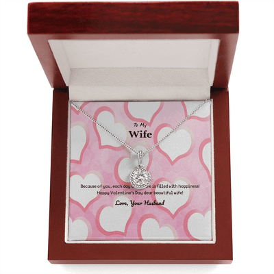 Wife Valentines Gift Filled With Happiness Eternal Union Necklace - Eternal Hope