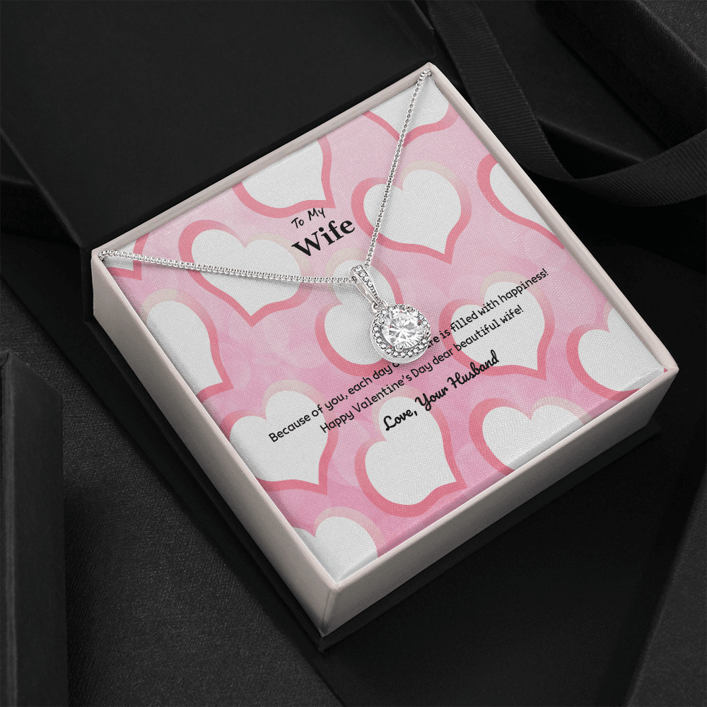 Wife Valentines Gift Filled With Happiness Eternal Union Necklace - Eternal Hope