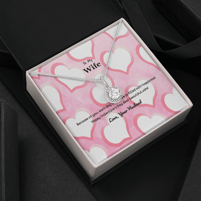 Wife Valentines Gift Filled With Happiness Eternal Union Necklace - Eternal Hope