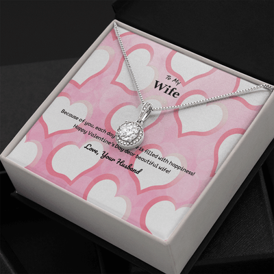 Wife Valentines Gift Filled With Happiness Eternal Union Necklace - Eternal Hope