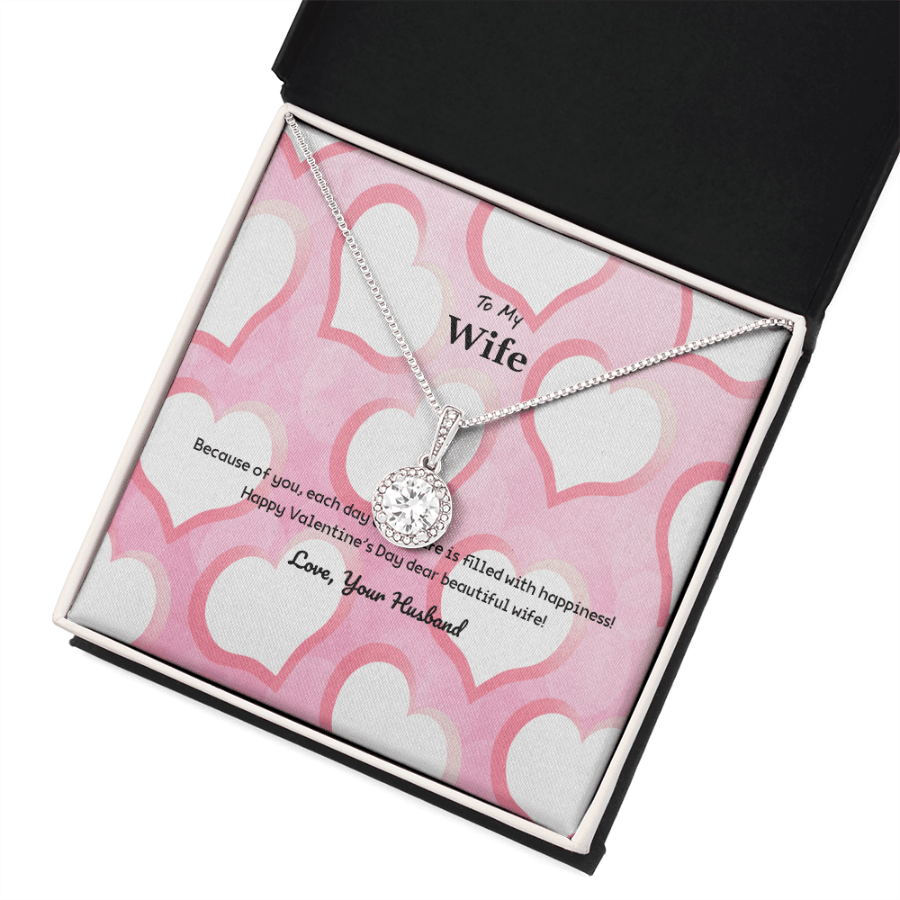 Wife Valentines Gift Filled With Happiness Eternal Union Necklace - Eternal Hope