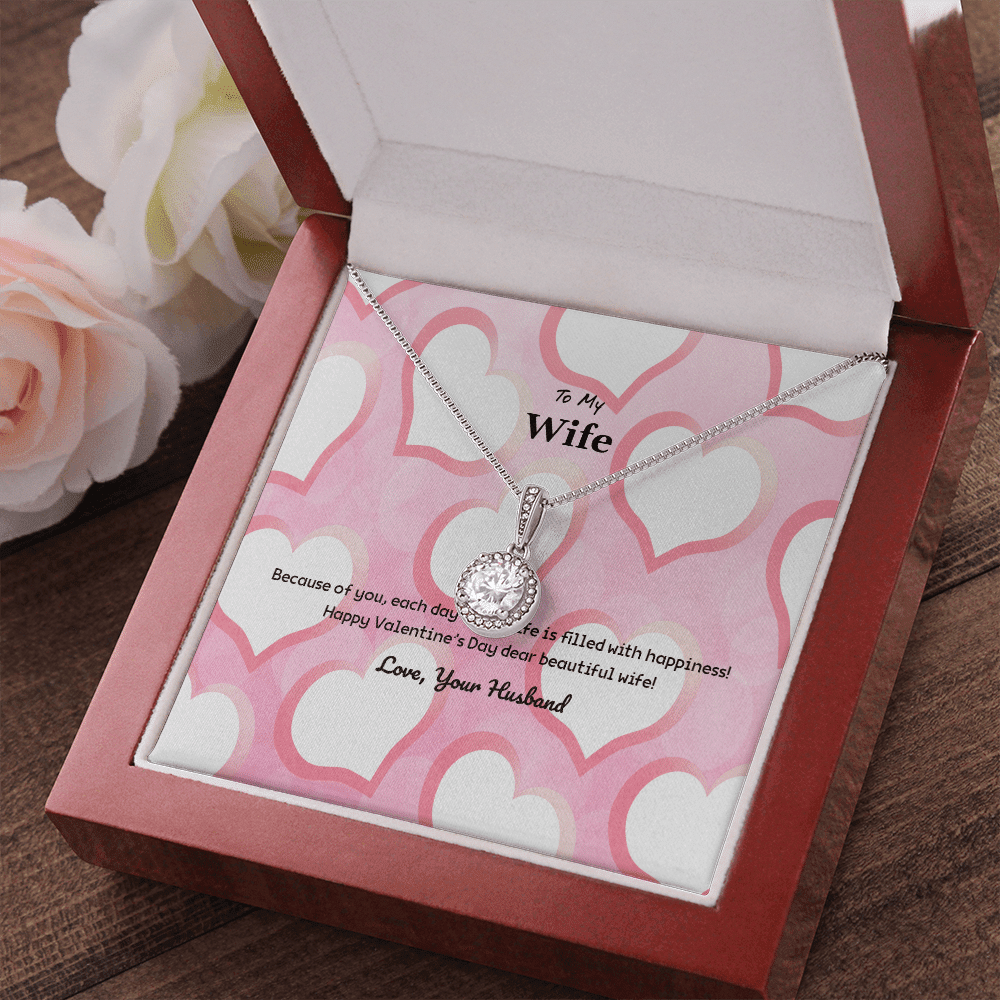 Wife Valentines Gift Filled With Happiness Eternal Union Necklace - Eternal Hope