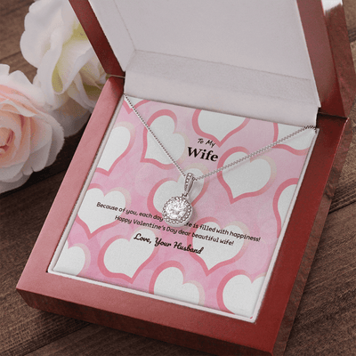 Wife Valentines Gift Filled With Happiness Eternal Union Necklace - Eternal Hope