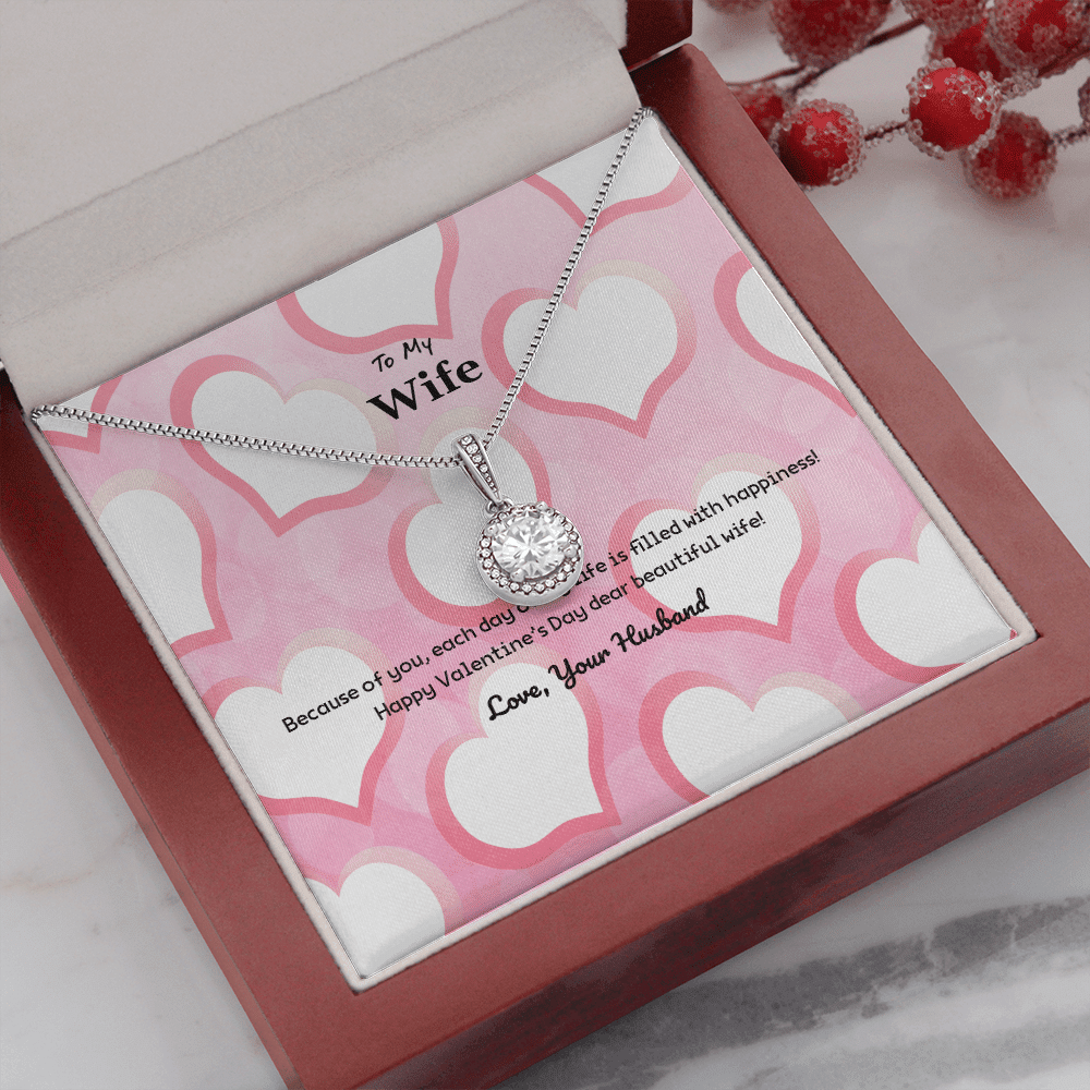 Wife Valentines Gift Filled With Happiness Eternal Union Necklace - Eternal Hope