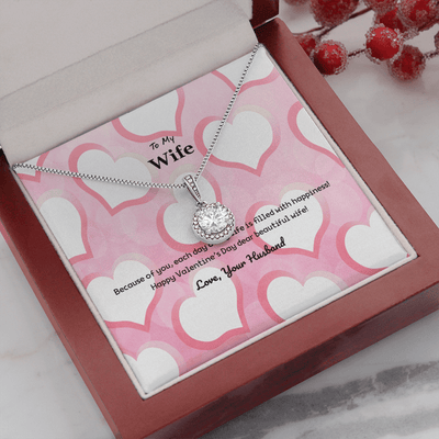 Wife Valentines Gift Filled With Happiness Eternal Union Necklace - Eternal Hope