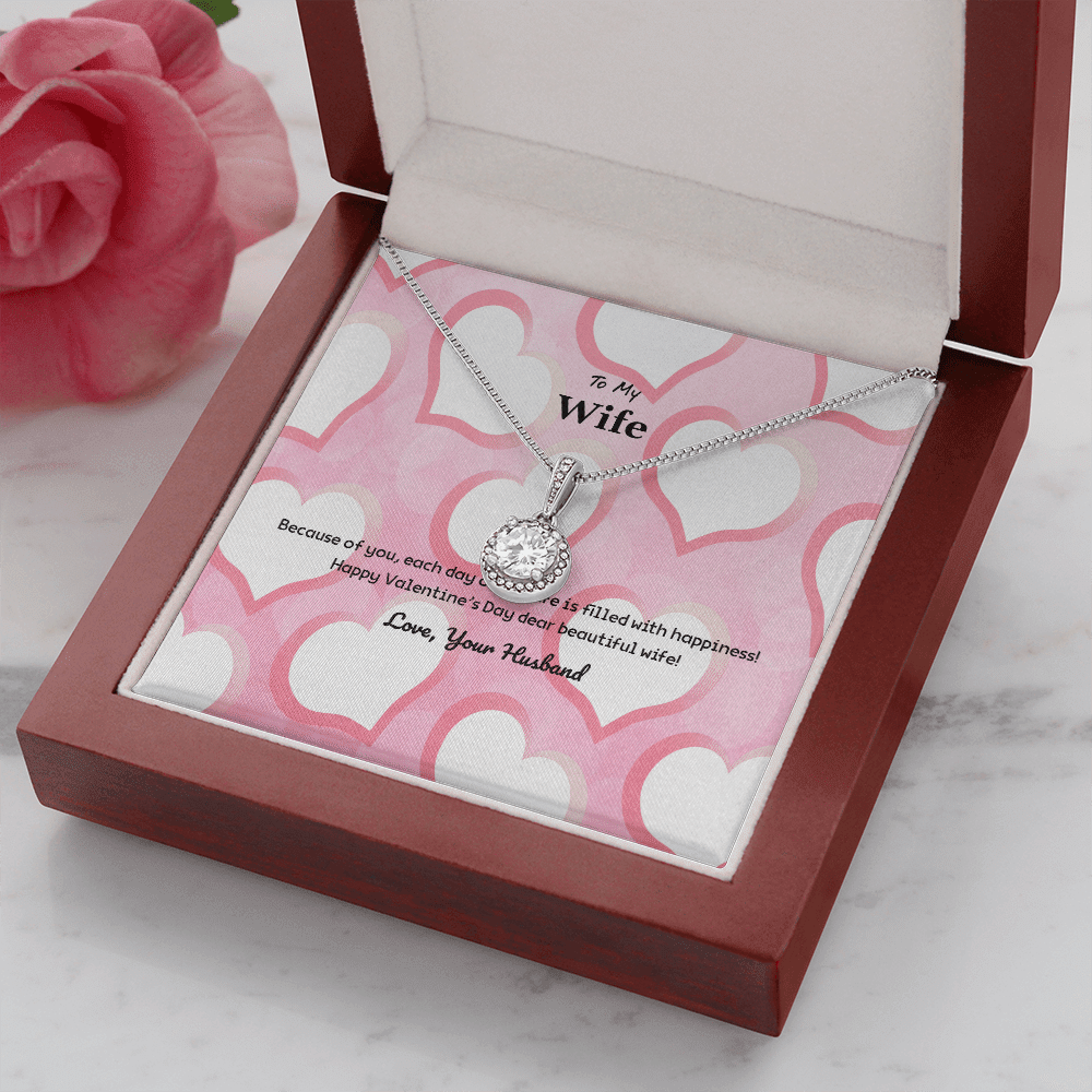 Wife Valentines Gift Filled With Happiness Eternal Union Necklace - Eternal Hope