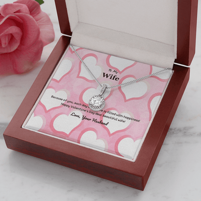 Wife Valentines Gift Filled With Happiness Eternal Union Necklace - Eternal Hope