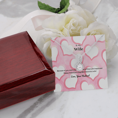 Wife Valentines Gift Filled With Happiness Eternal Union Necklace - Eternal Hope