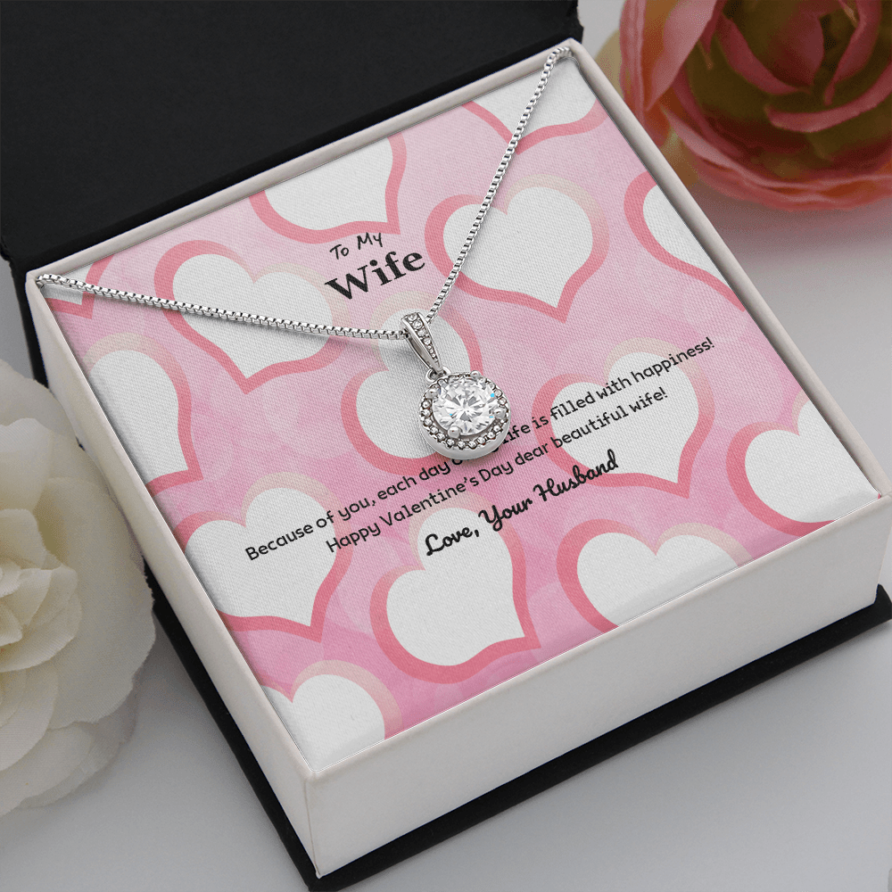 Wife Valentines Gift Filled With Happiness Eternal Union Necklace - Eternal Hope