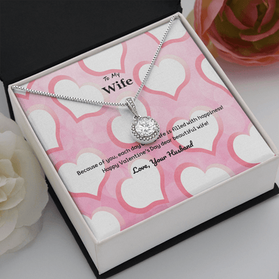 Wife Valentines Gift Filled With Happiness Eternal Union Necklace - Eternal Hope
