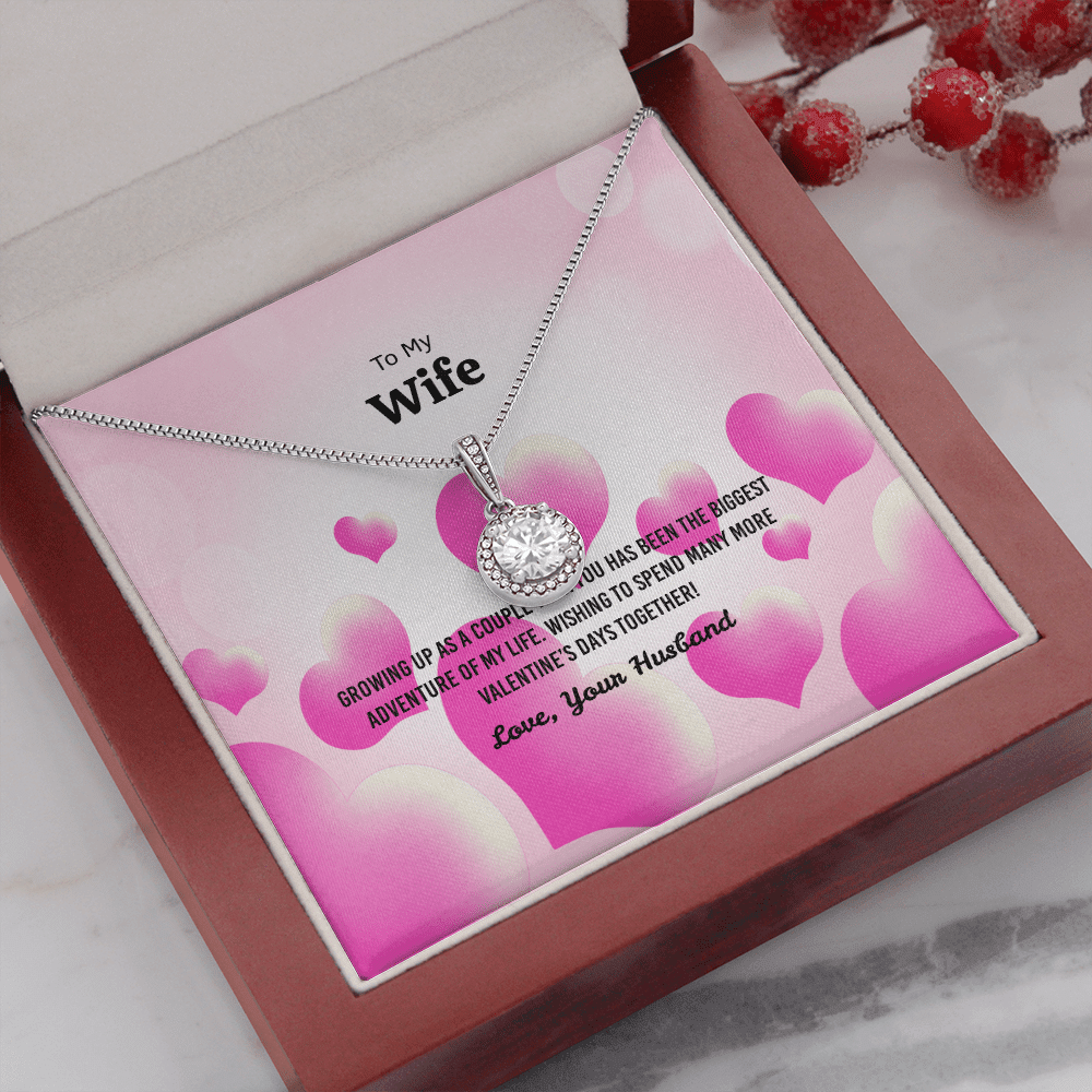 Wife Valentines Gift Growing Up With You Eternal Union Necklace - Eternal Hope