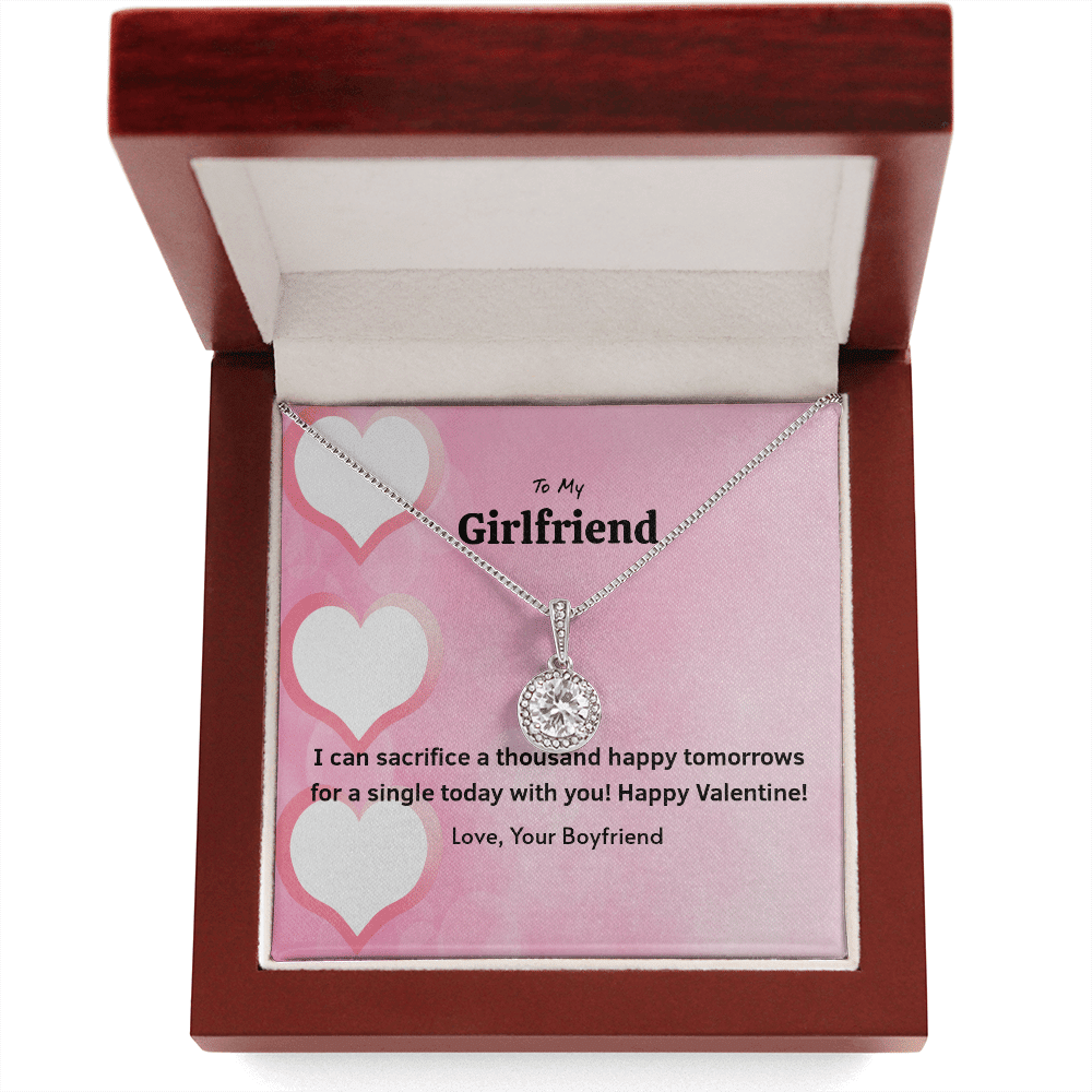 To My Girlfriend Valentines Gift Happy Tomorrows Eternal Union Necklace - Eternal Hope