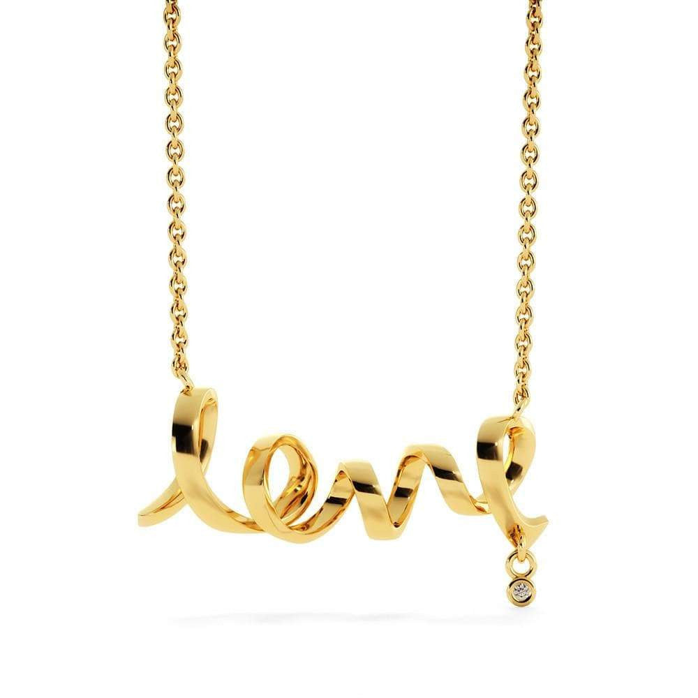To My Gorgeous Wife Scripted Love Card Necklace Stainless Steel 16-22" Chain - Love Script Necklace