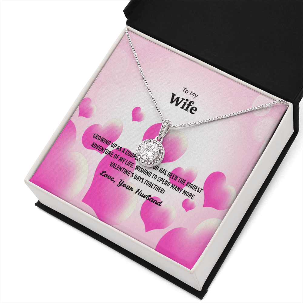 Wife Valentines Gift Growing Up With You Eternal Union Necklace - Eternal Hope