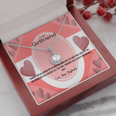 To My Girlfriend Valentines Gift Feeling Special Eternal Union Necklace - Eternal Hope