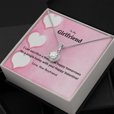 To My Girlfriend Valentines Gift Happy Tomorrows Eternal Union Necklace - Eternal Hope