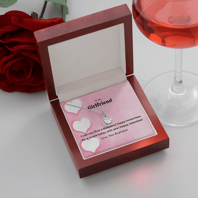 To My Girlfriend Valentines Gift Happy Tomorrows Eternal Union Necklace - Eternal Hope