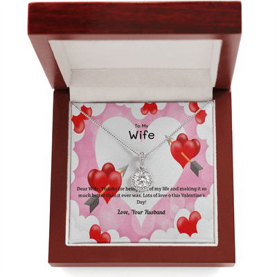 Wife Valentines Gift Life Much Better Eternal Union Necklace - Eternal Hope