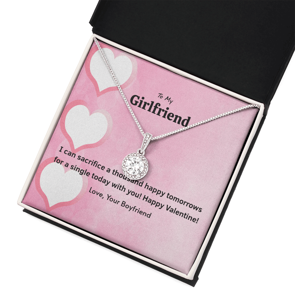 To My Girlfriend Valentines Gift Happy Tomorrows Eternal Union Necklace - Eternal Hope
