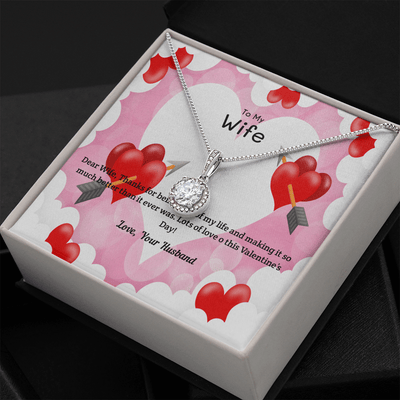 Wife Valentines Gift Life Much Better Eternal Union Necklace - Eternal Hope