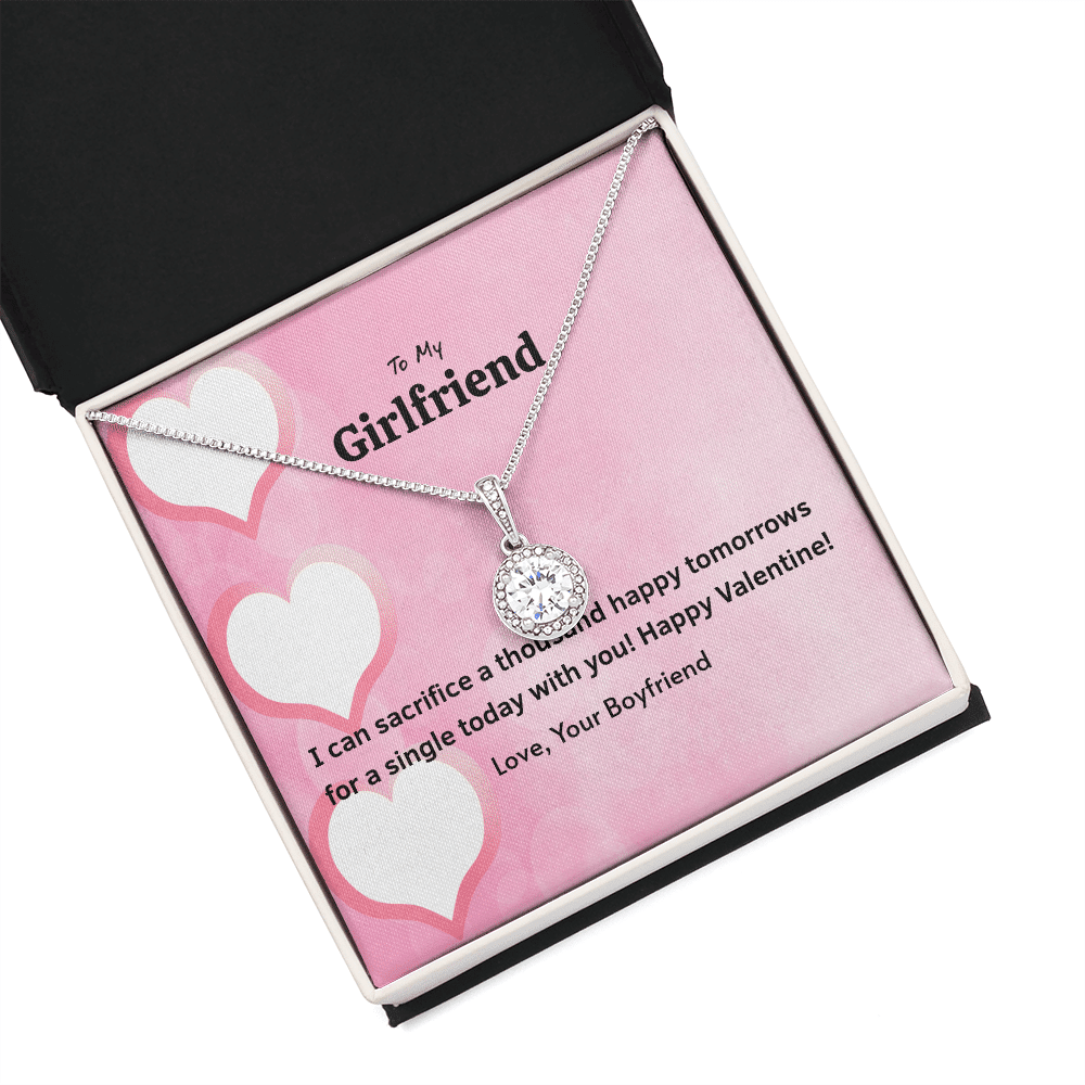 To My Girlfriend Valentines Gift Happy Tomorrows Eternal Union Necklace - Eternal Hope