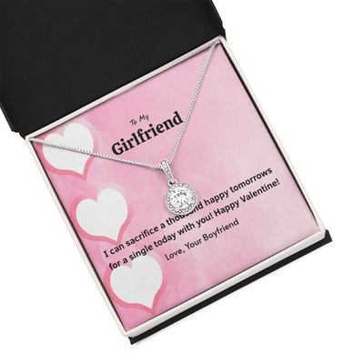To My Girlfriend Valentines Gift Happy Tomorrows Eternal Union Necklace - Eternal Hope