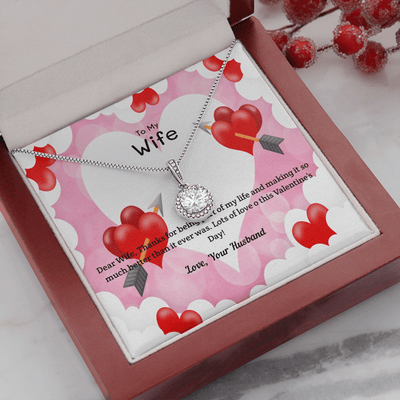 Wife Valentines Gift Life Much Better Eternal Union Necklace - Eternal Hope