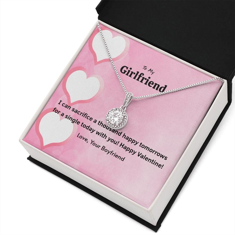 To My Girlfriend Valentines Gift Happy Tomorrows Eternal Union Necklace - Eternal Hope