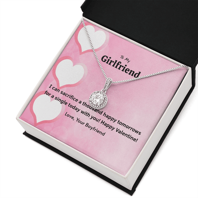 To My Girlfriend Valentines Gift Happy Tomorrows Eternal Union Necklace - Eternal Hope