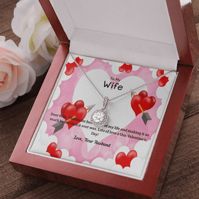 Wife Valentines Gift Life Much Better Eternal Union Necklace - Eternal Hope